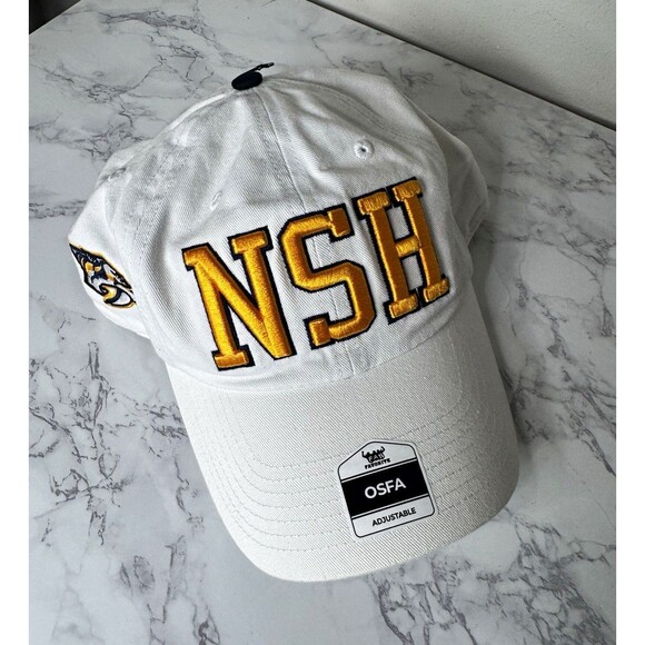 Fan Favorite Other - Fan Favorite Nashville Predators NHL Hat White/Gold/Navy One Size Licensed